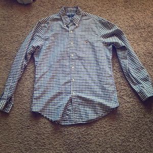 Blue and green long sleeve Ralph Lauren shirt